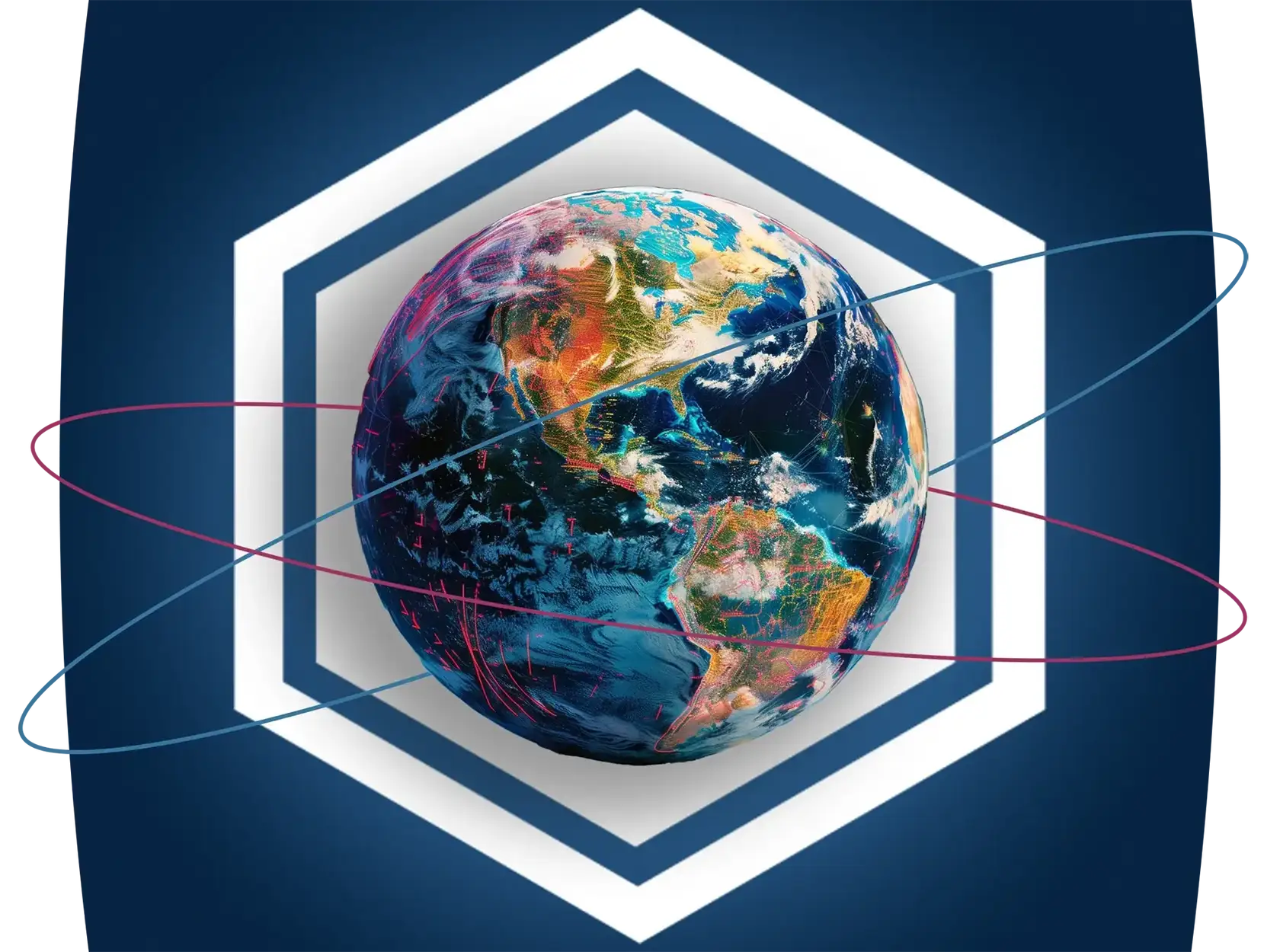 Earth sphere over the Tontine Trust logo